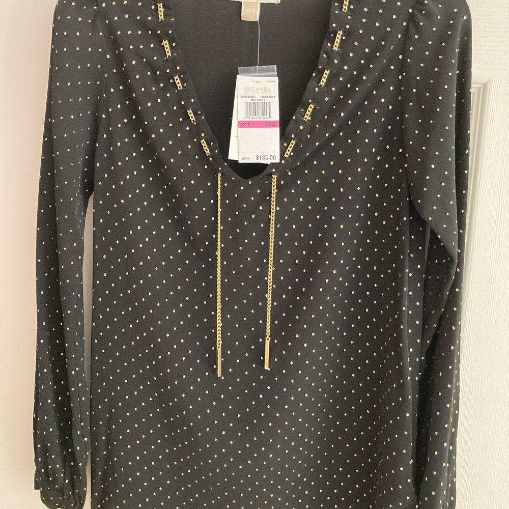 Michael Kors blouse XXS NWT
